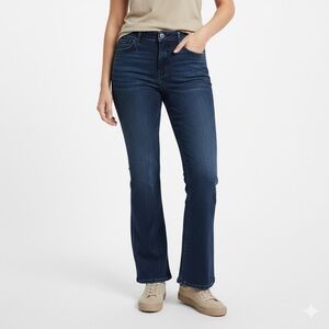 NWT, OLD NAVY Extra High-Rise Flare Jeans | Dark Wash | 18 Petite